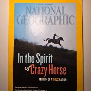 National Geographic August 2012 Issue in the Spirit of the Crazy Horse